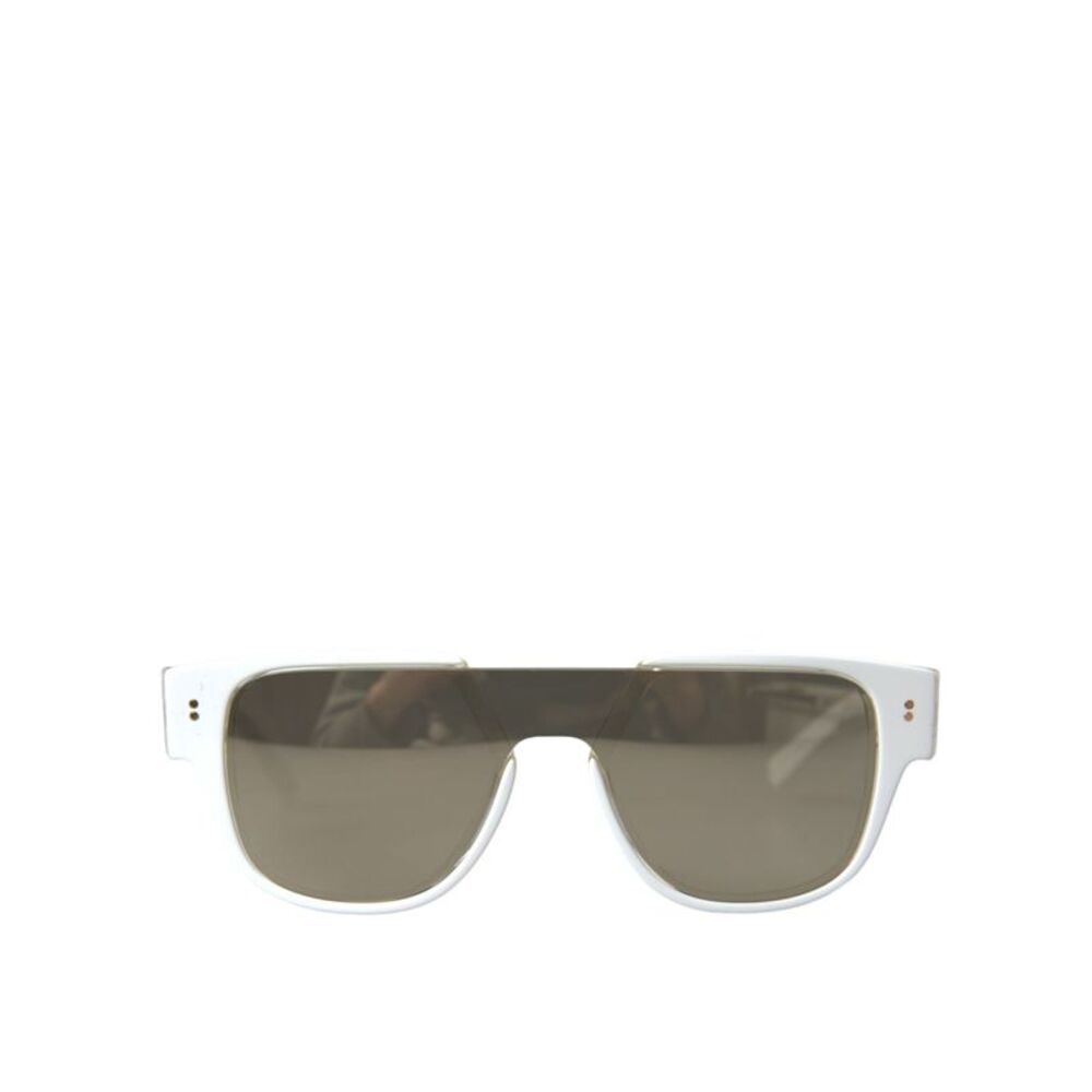 Dolce & Gabbana White Acetate Mirror Lenses DG4356 Women's Sunglasses